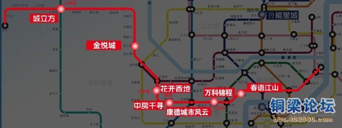 地铁1号线交通图