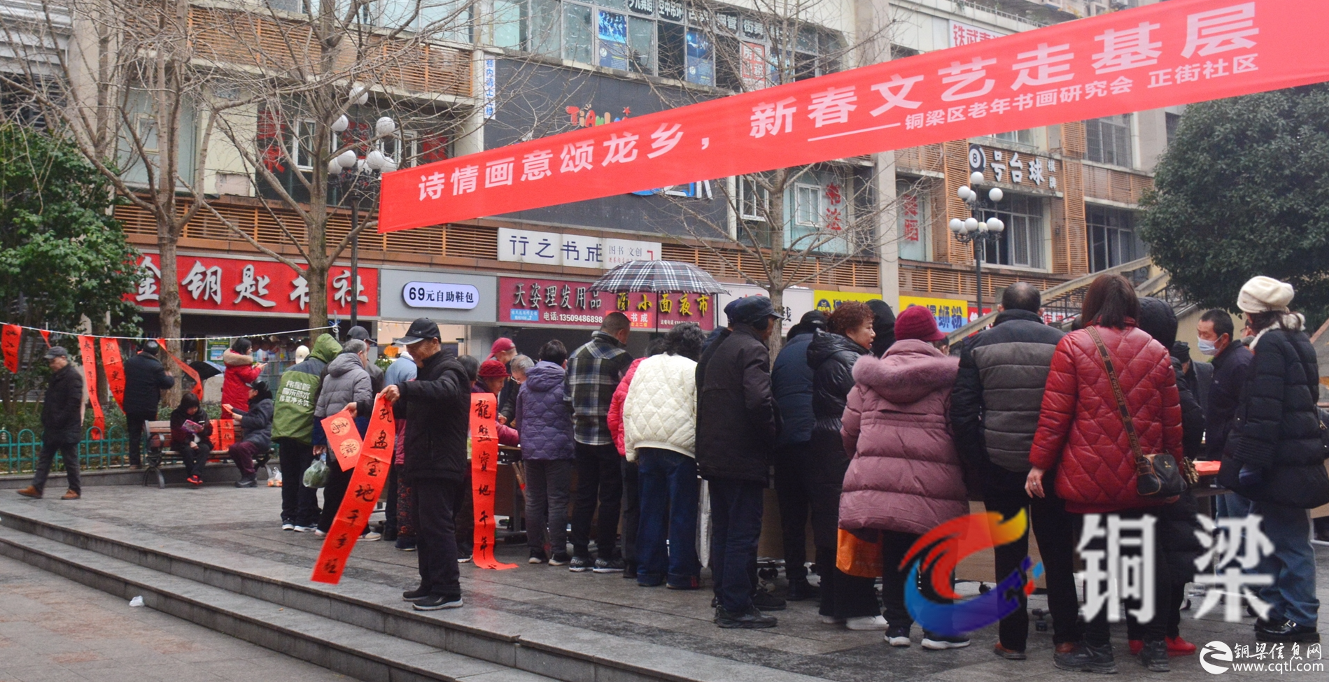 铜梁区老年书画研究会：妙笔生花送祝福 翰墨留香迎新春